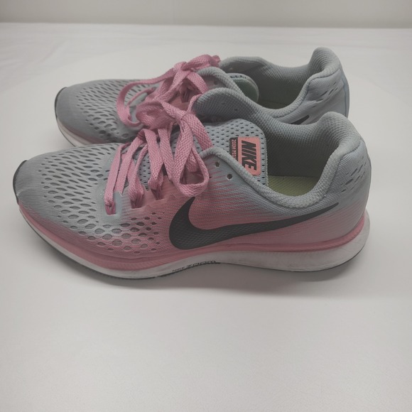 Nike Air Zoom Pegasus 34 Women Running Shoes Pink Grey Sz 8.5 - Picture 3 of 16